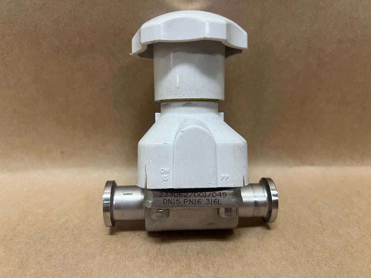 Used Saunders/Crane DN15, 316L, 1" Diaphragm Valve