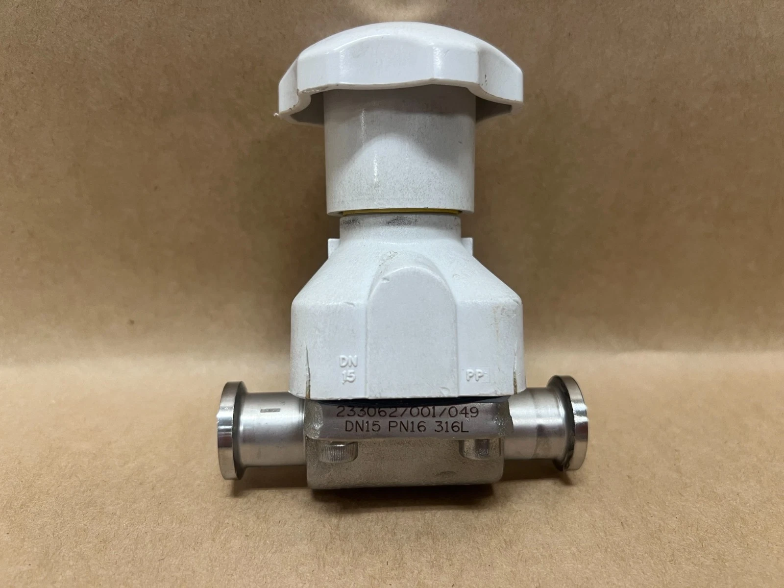 Used Saunders/Crane DN15, 316L, 1" Diaphragm Valve
