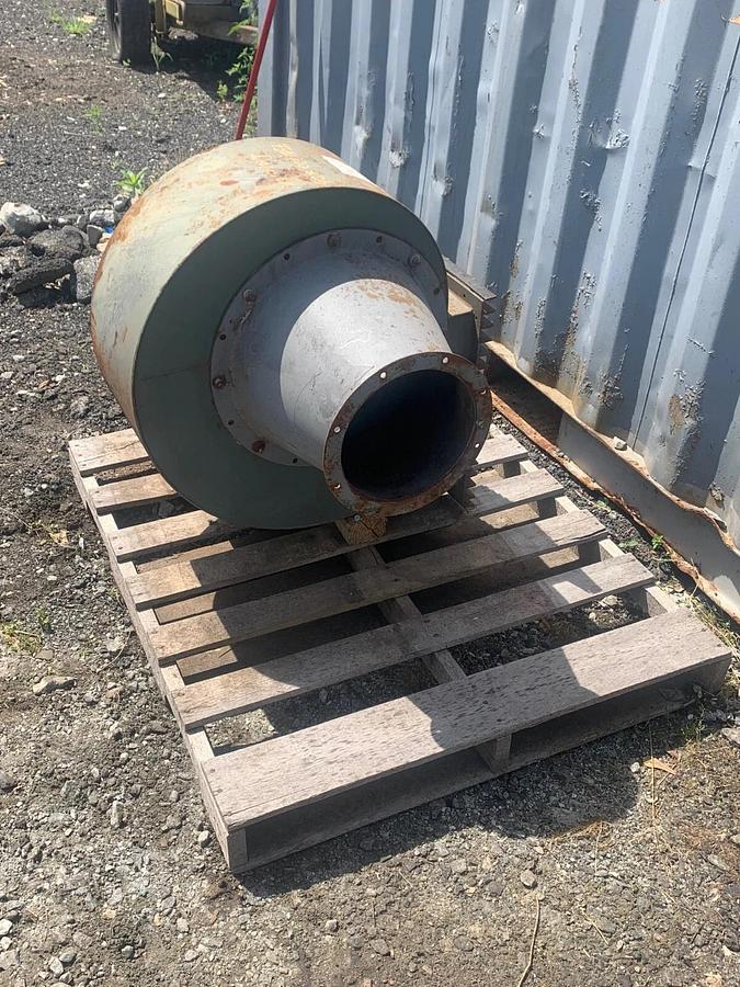 Used New York Blower (NYB) Size 15 ACF Fan, 2600 CFM @ 8" SP  w/ Baldor 5HP Motor