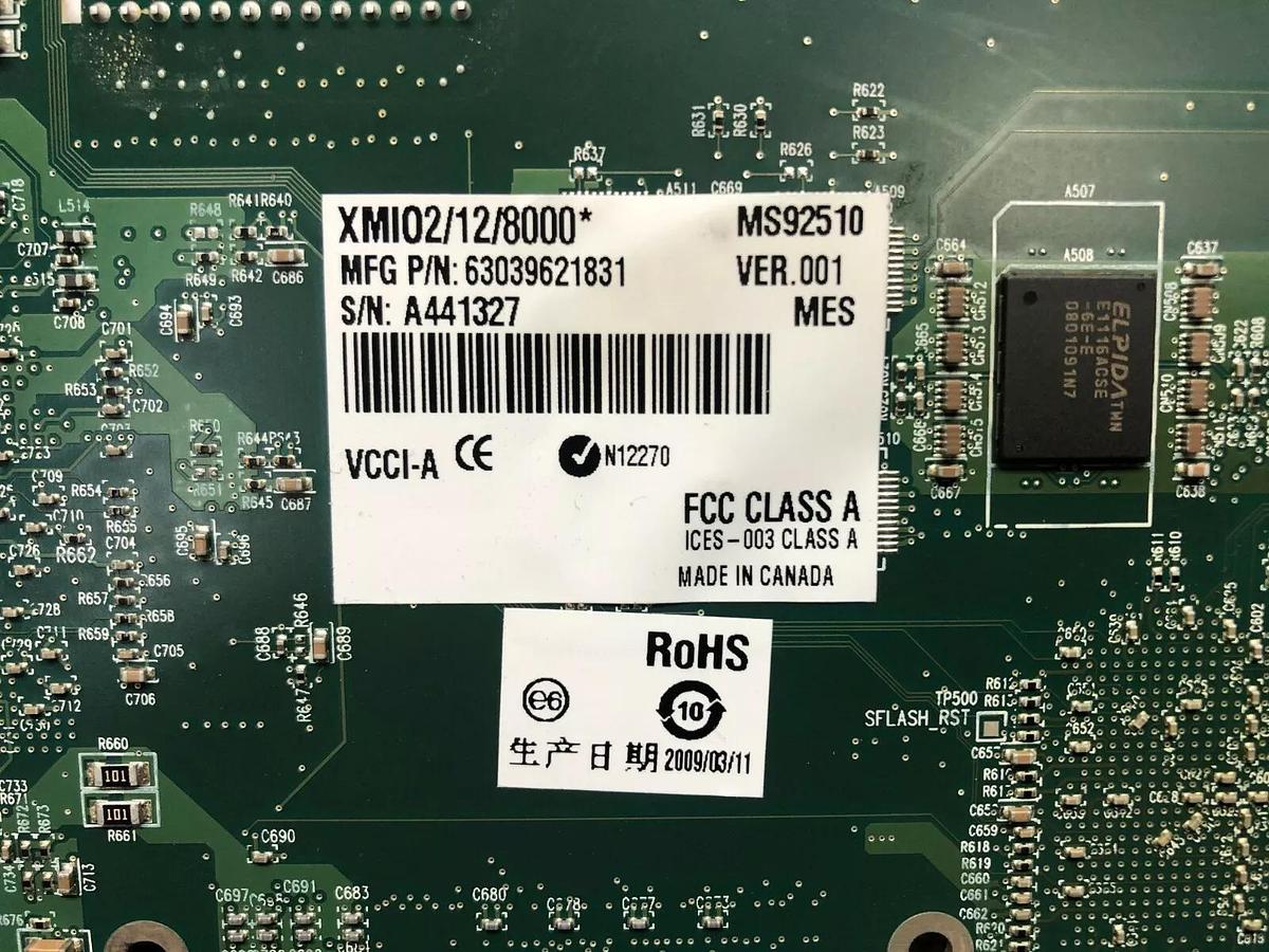 Used Matrox XM102/12/8000, Y7191-0102 REV. A w/ XM102/12/CBL Video Capture Card