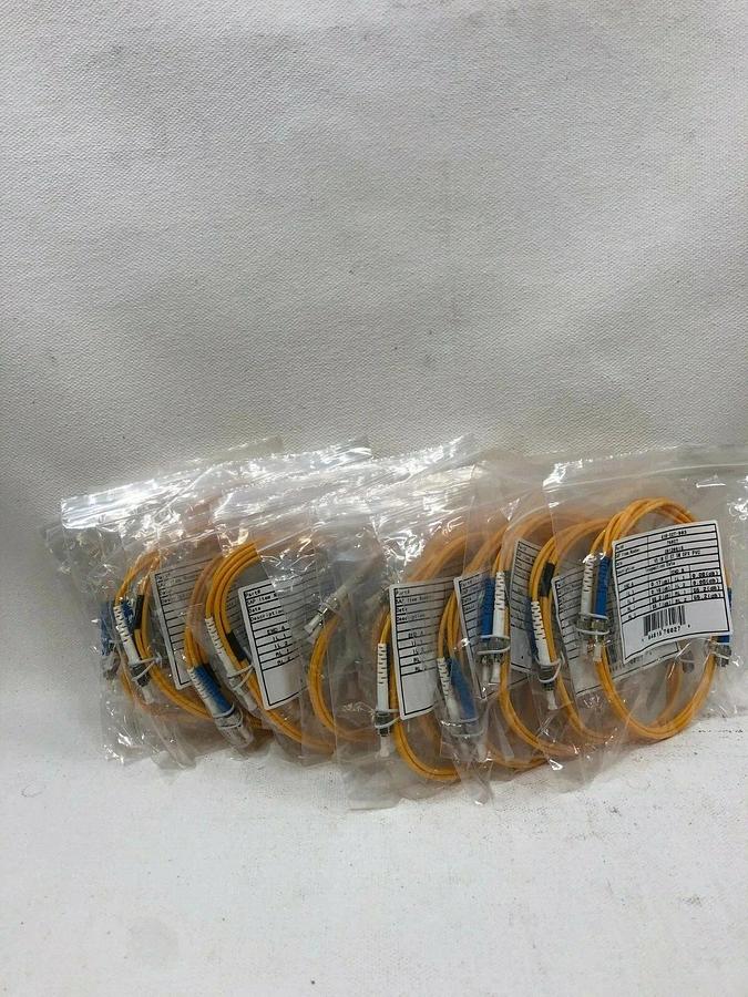 Used Quiktron 810-227-003 Fiber Optic Jumper Cable 1 meter (LOT of 23)