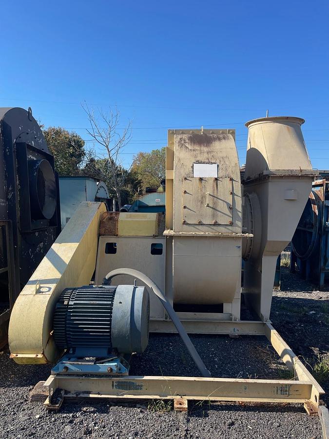 Used Twin City Fan & Blower Co 933 CCE Top Horizontal Blower, 100Hp, 1775RPM, 460V