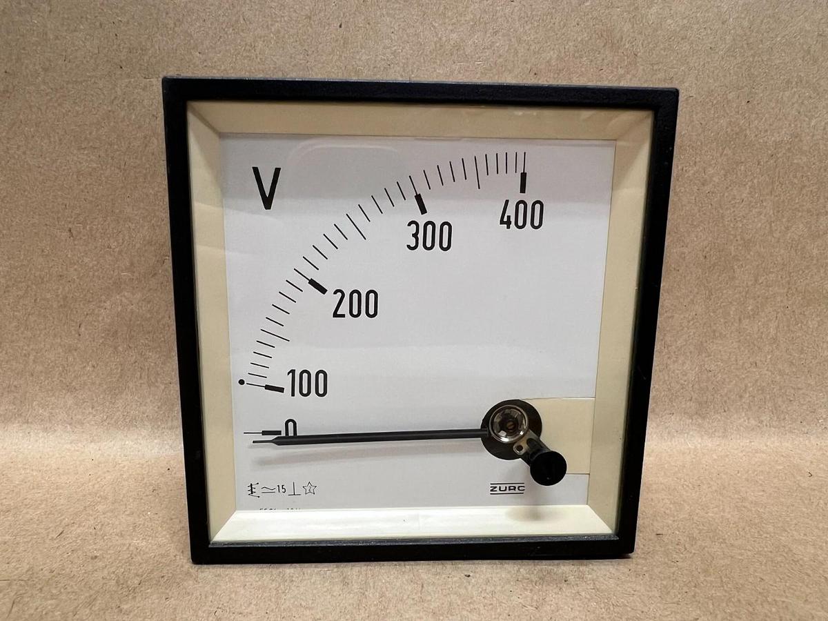 Used Zurc Voltmeter 0-400V