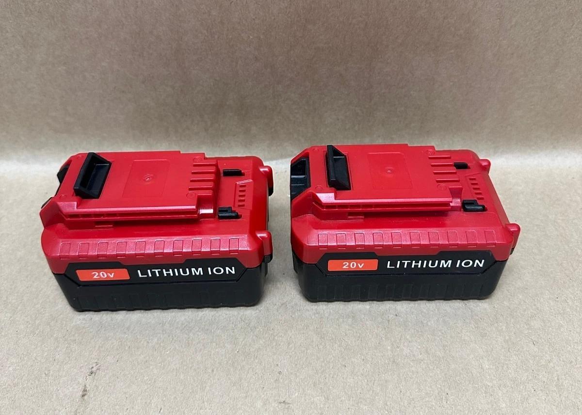 Used Powerextra 2 Pack 20V 6Ah Battery for Porter Cable PCC685L