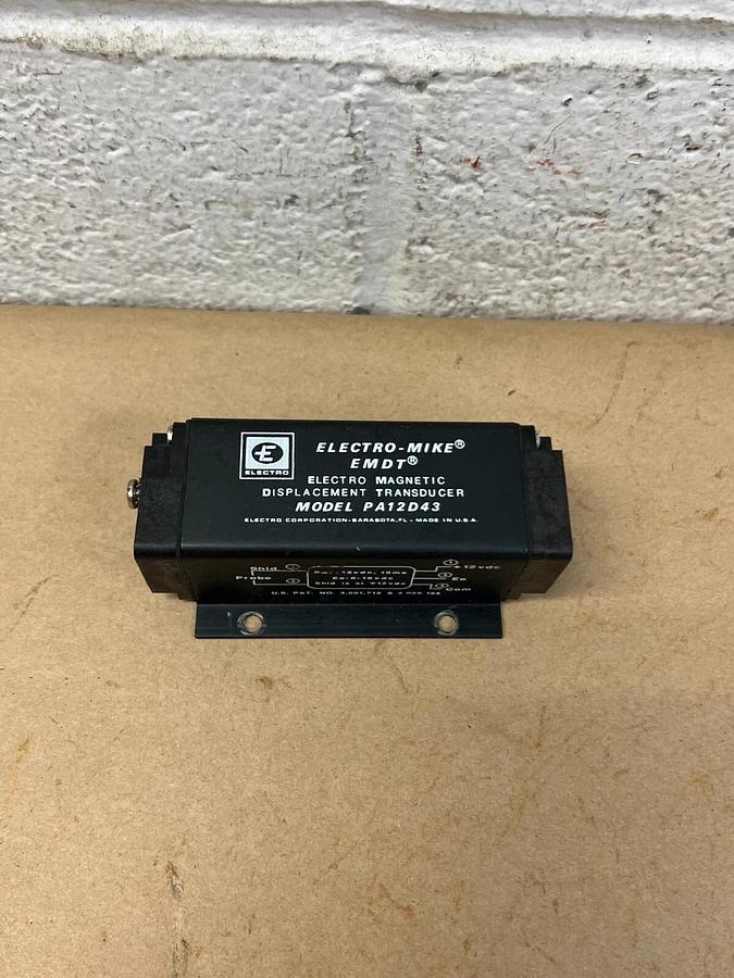 Used Electro-Mike PA12D43 EMDT, Electro Magnetic Displacement Transducer