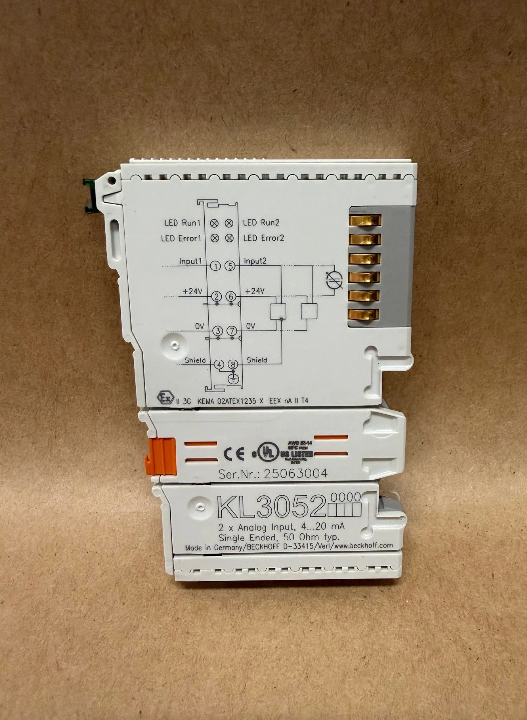 Used Beckhoff KL3052 Module