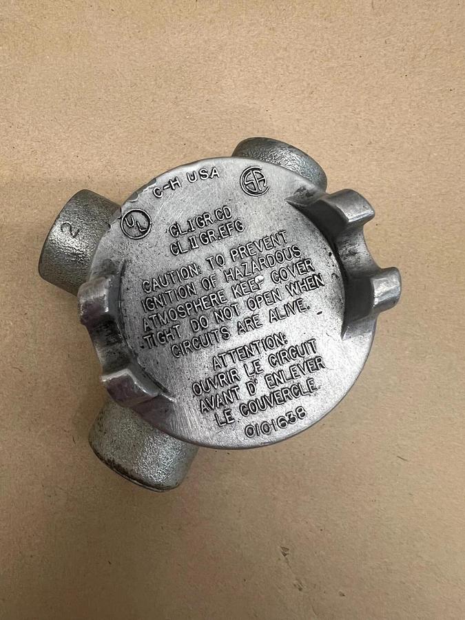 Used Crouse-Hinds GUAT14 Conduit Outlet Box