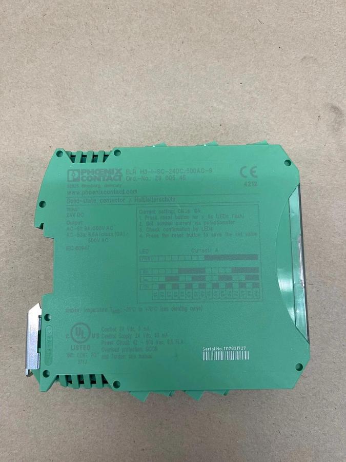 Phoenix Contact ELR H3-I-SC-24DC/500AC-9 Hybrid Motor Starter