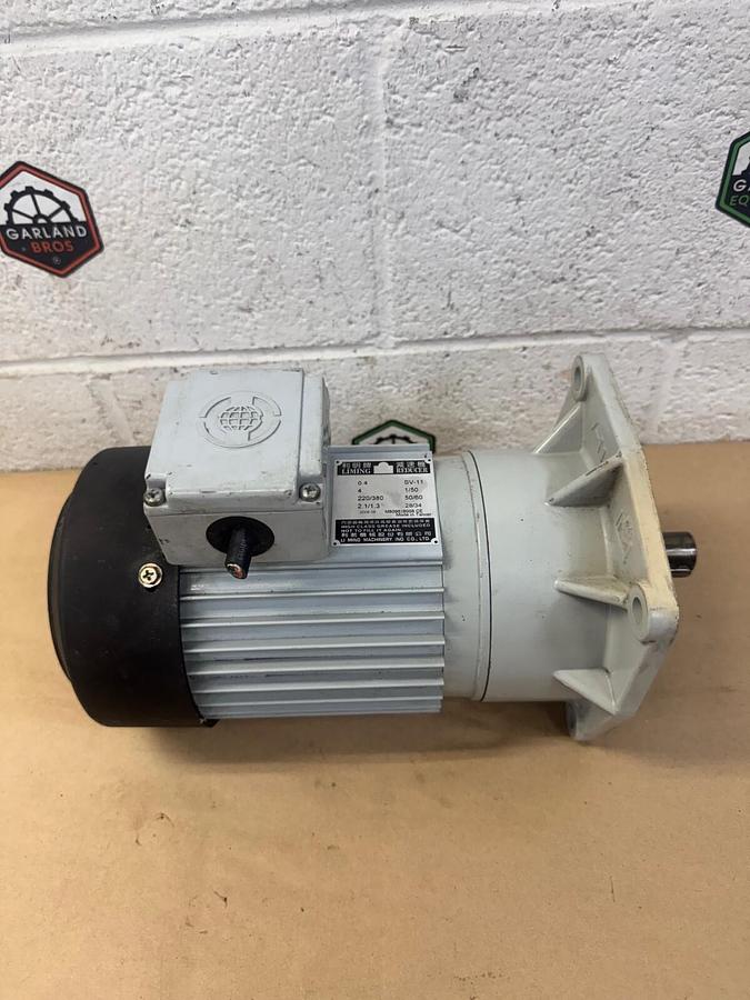 Used Liming Machinery SV-11 Gear Reducer Motor, 0.4 Kw, 50:1 Ratio, 28/34 RPM