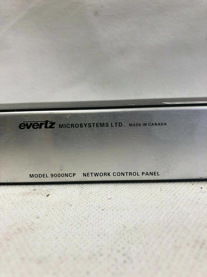 Used Evertz 9000NCP Network Control Panel