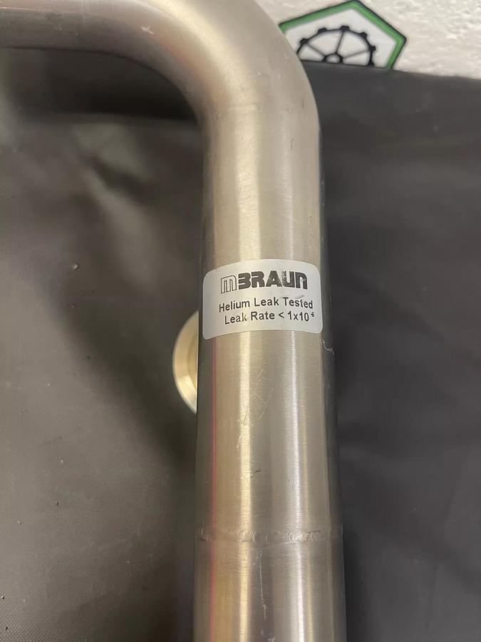 Used M Braun 304 Stainless Steel Sanitary Pipe w/ KF40 Flange 8003611