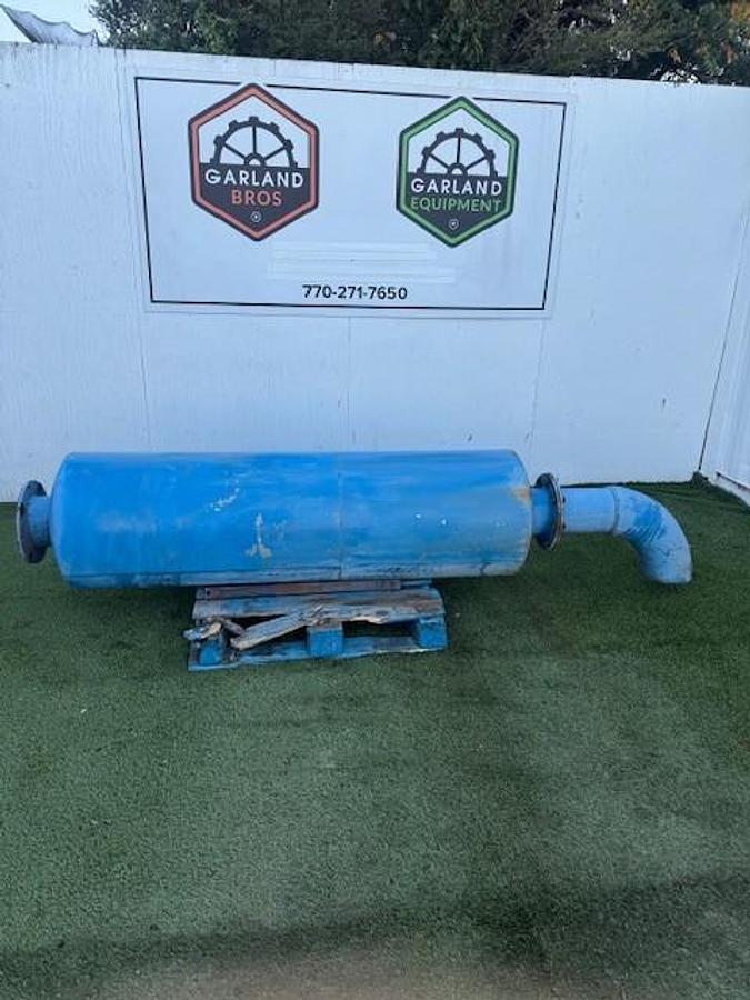 Used Industrial Silencer, 72”x24” Fan Silencer, 150 Gallon Tank, Dual 8” Outbores
