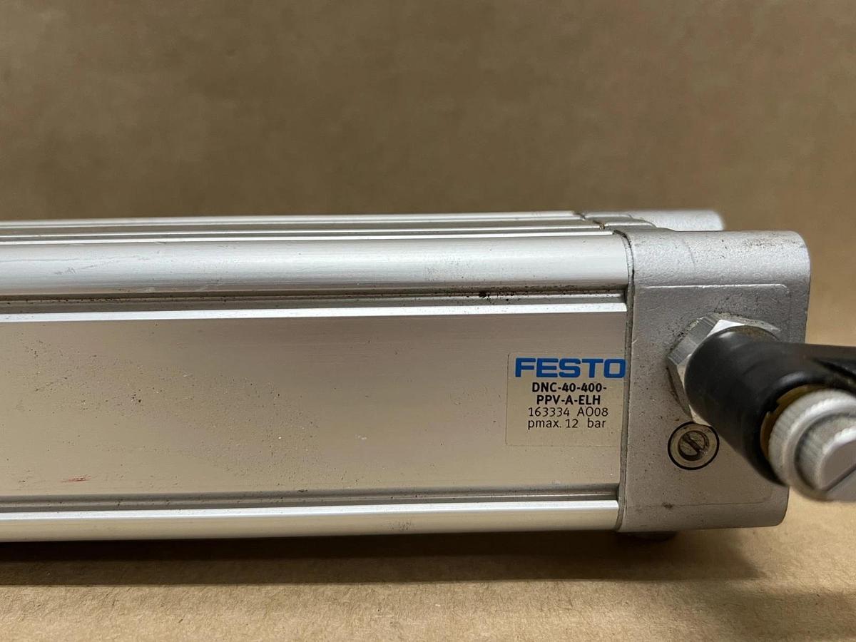 Used Festo DNC-40-400-PPV-A-ELH Pneumatic Cylinder