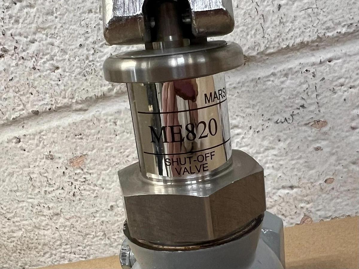 Used MEC ME820 Shut-Off Valve, 400 WOG Heavy Duty Quick Acting Globe Valve
