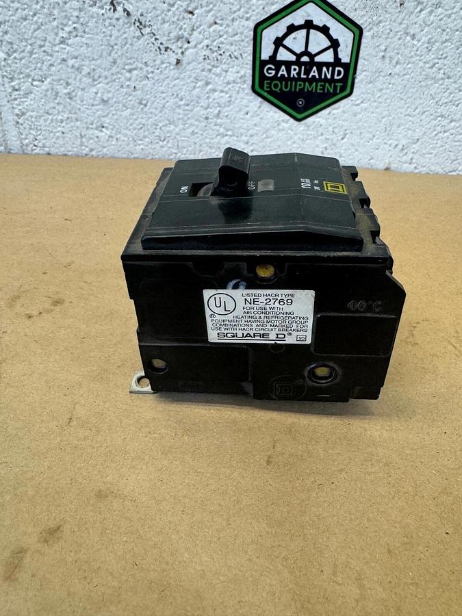 Used Square D NE-2769 30A Circuit Breaker, 240VAC, 10,000 Rating
