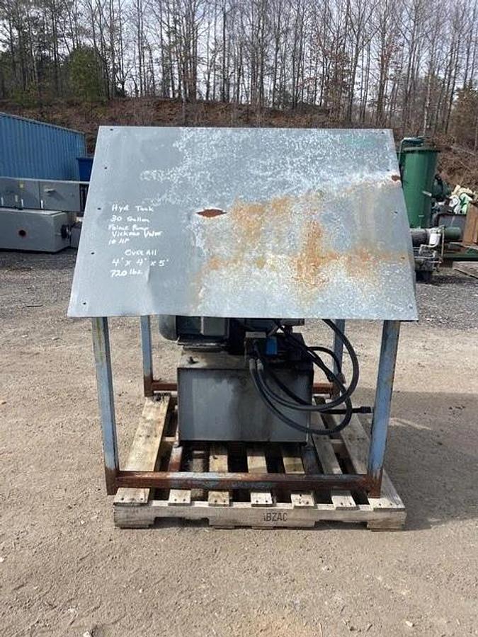 Used Hydraulic Power Unit 30 Gal Tank, Prince Pump SP20B27A9H2-R, 10Hp Motor