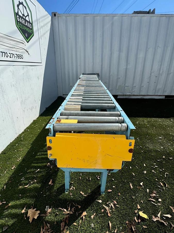 Used Hytrol Roller Conveyor Belt, W: 13” L: 144”, SN:457006