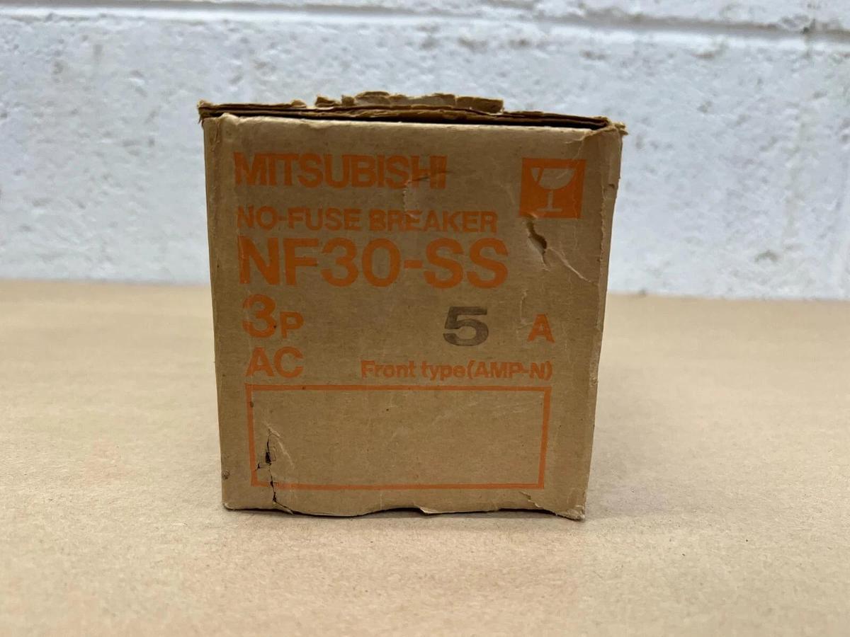 Used Mitsubishi NF30-SS 3P, 5A No-Fuse Breaker
