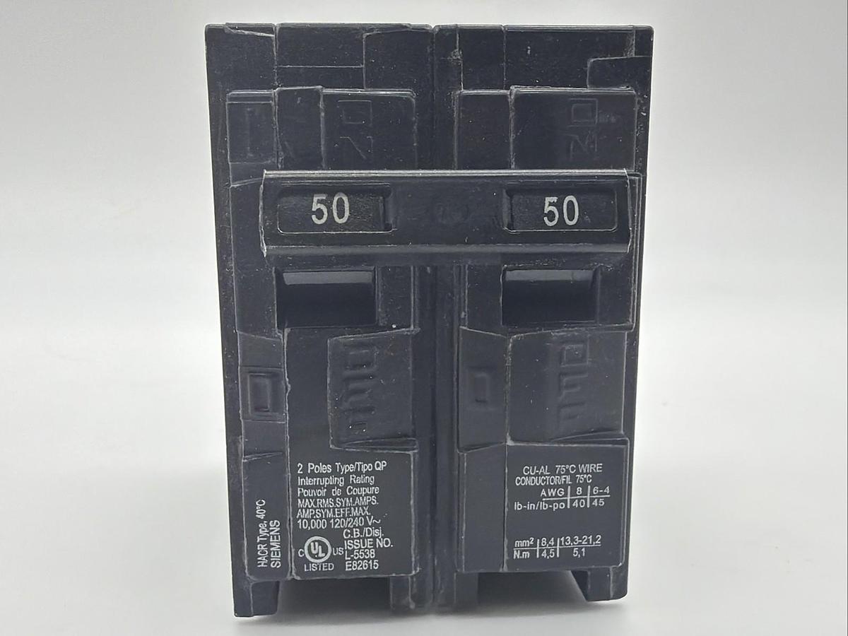 Used Siemens BQ3B020, I-T-E Circuit Breaker, 3-pole, 240 VAC