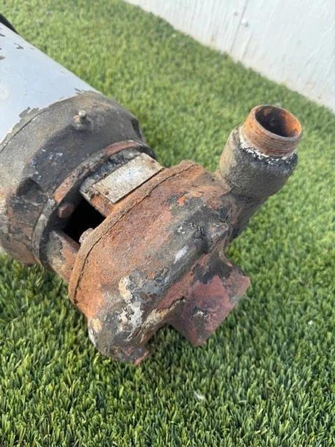 Used Goulds 57178 Frame Pump Assembly 1-3/4” & 2-1/2” Bores, Baldor 5Hp Motor 3450RPM