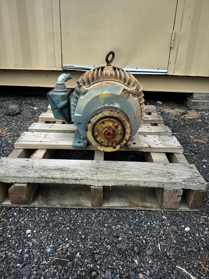 Used Reliance Electric P25G4555B E-Master AC Motor 20Hp @ 1760RPM 50.8/25.4A 230/460V