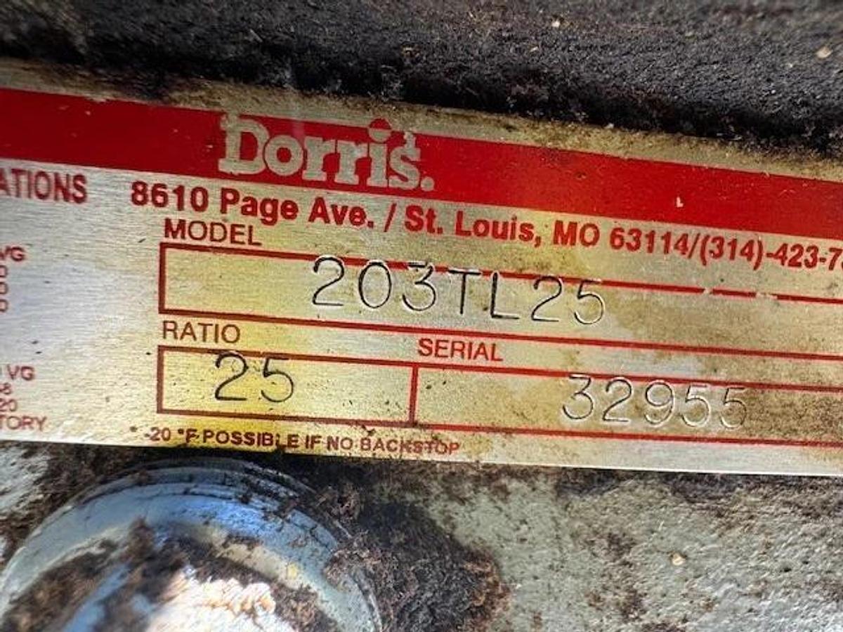 Used Industrial Screw Conveyor 51’ L, 16” Stick, 17” Trough, 15-1/2” Flights, 7.5Hp