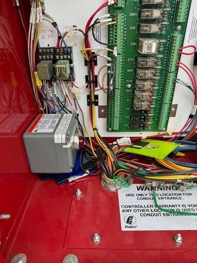 Used Clarke’s JW6HUF60 Stationary Fire Pump Engine Driver w/ Firetrol Controller