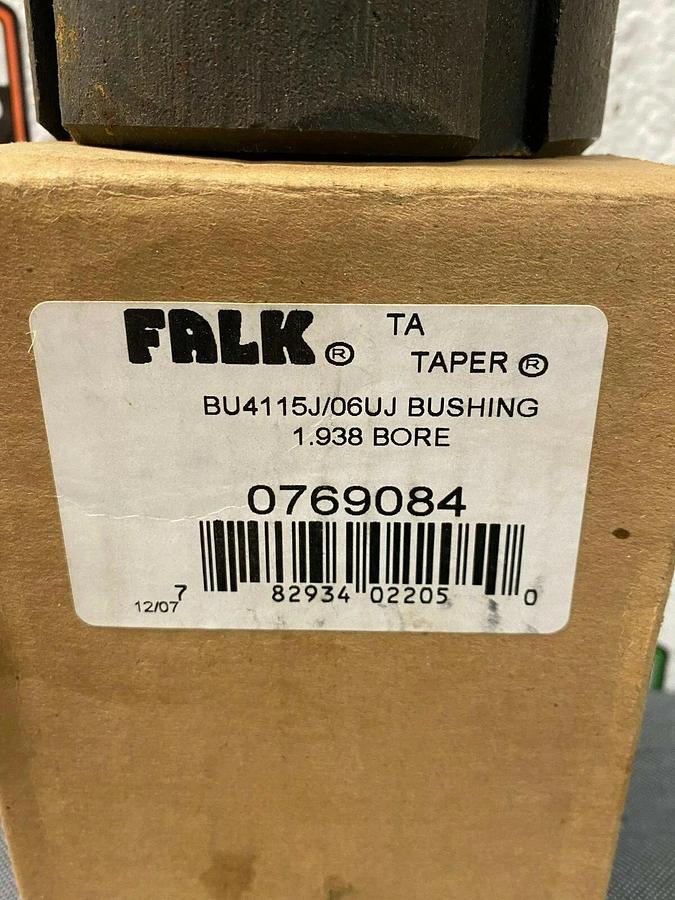 Used Falk Rexnord 0769084 Tapered Bushing, 1.938 Diameter Bore