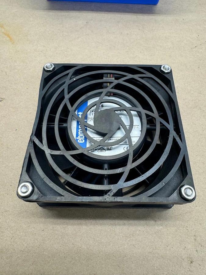 Used Ebm-papst 3314S Cooling Axial Fan, 24V, 100mA, 2.4A