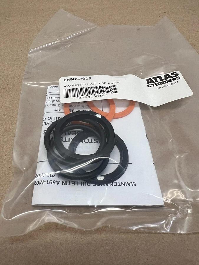 Used Atlas Cylinders BH00LA015 Piston Kit, 1.50