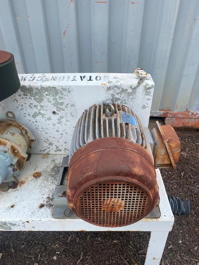 Used Dresser Roots 45 U-RAI Rotary Lobe Positive Displacement Blower Package 15hp