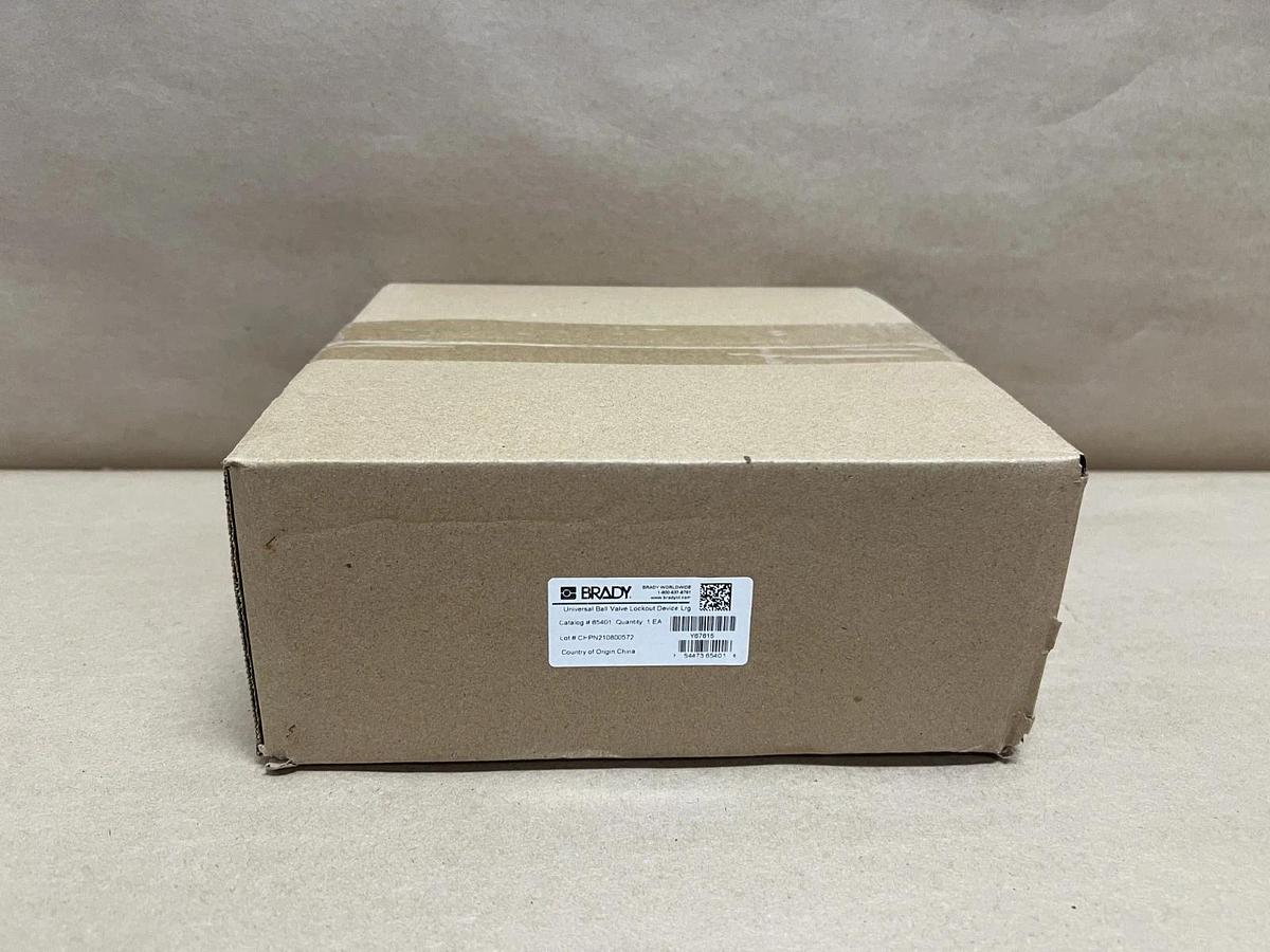 Used Brady 65401 Universal Ball Valve Lockout Device *FACTORY SEALED*
