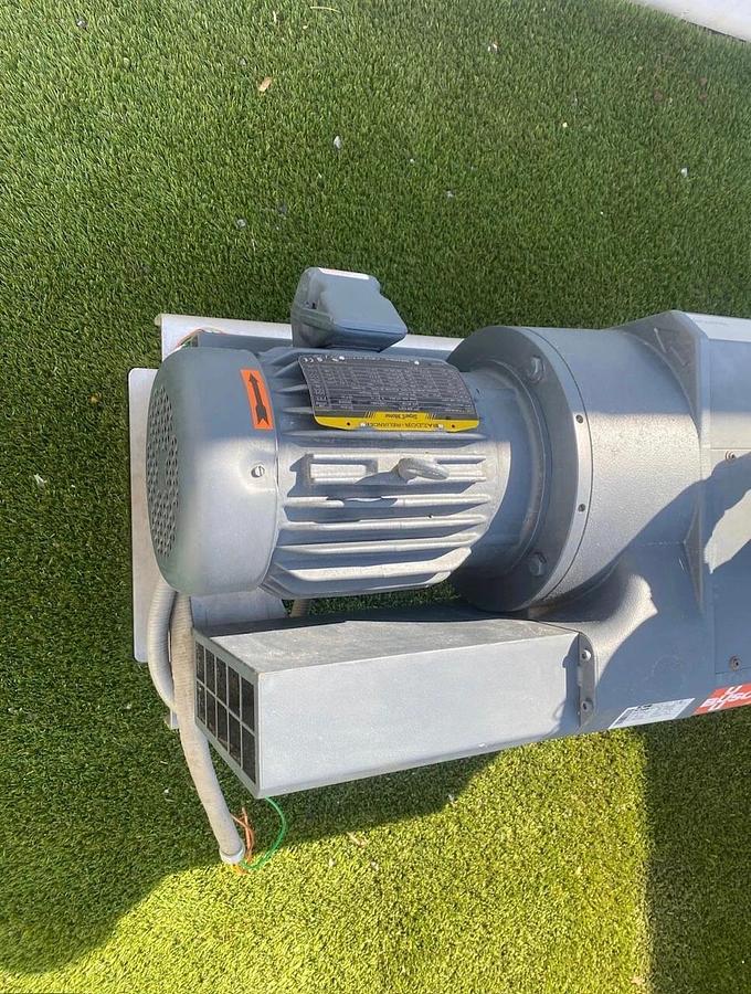 Used Busch Mink MM 1144 B V06 11XX Dry Claw Vacuum Pump, 3HP Baldor SuperE Motor
