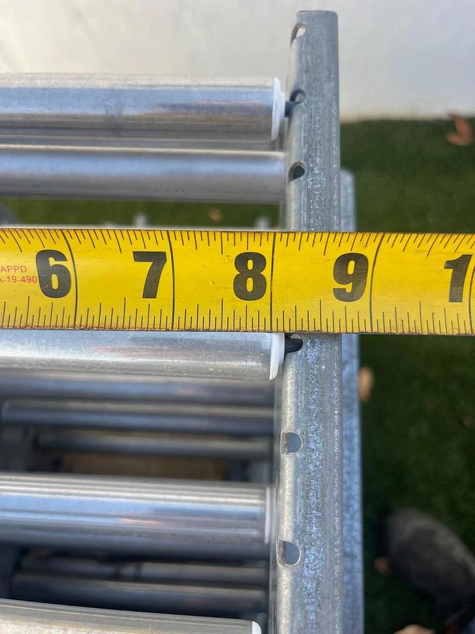 Used Unex Span Track 98 Series Light Duty-98S293x114, No Hanger Brackets - Quantity 1