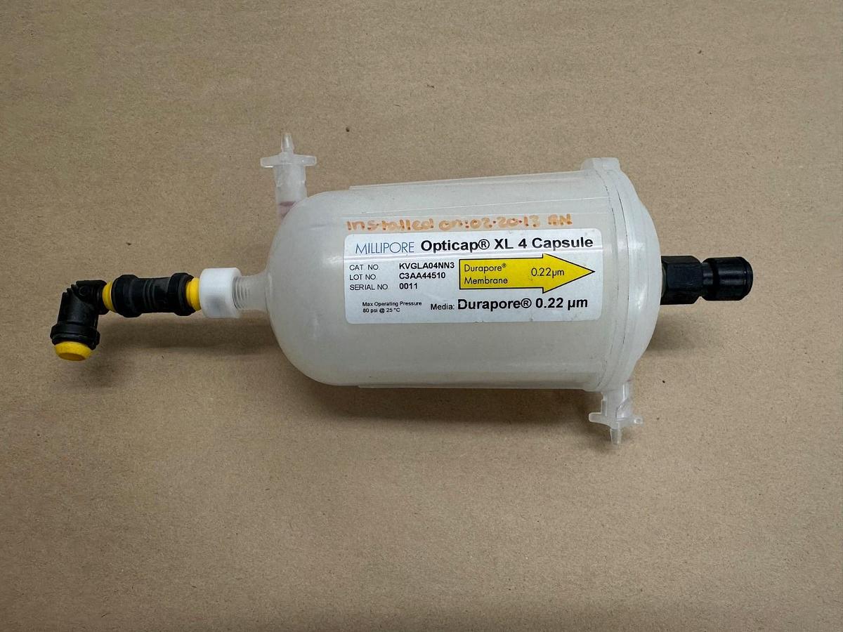 Used Millipore KVGLA04NN3 Opticap XL 4 Capsule