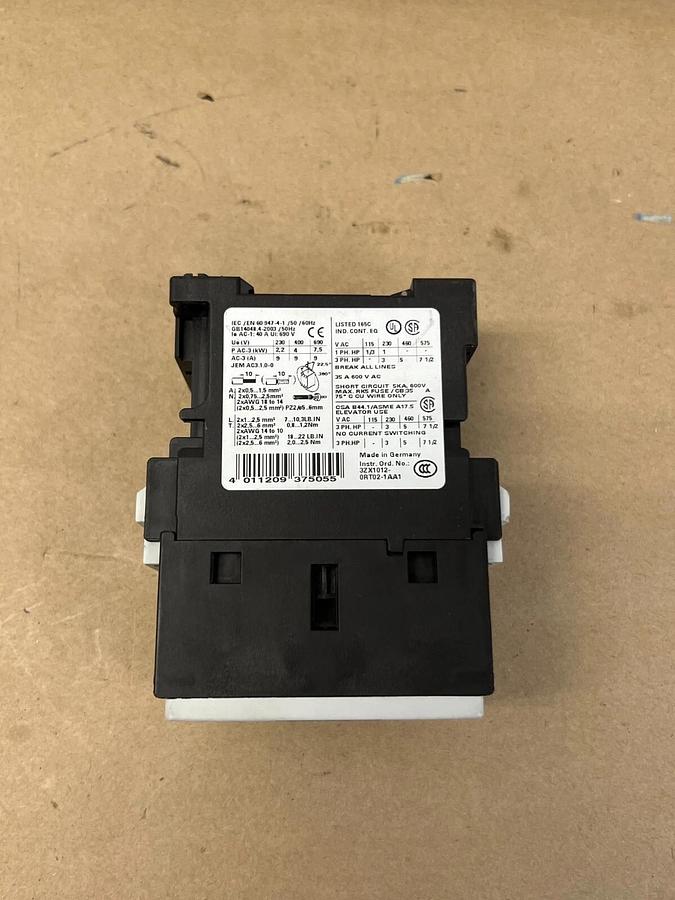 Used Siemens 3RT1023-1B Contactor