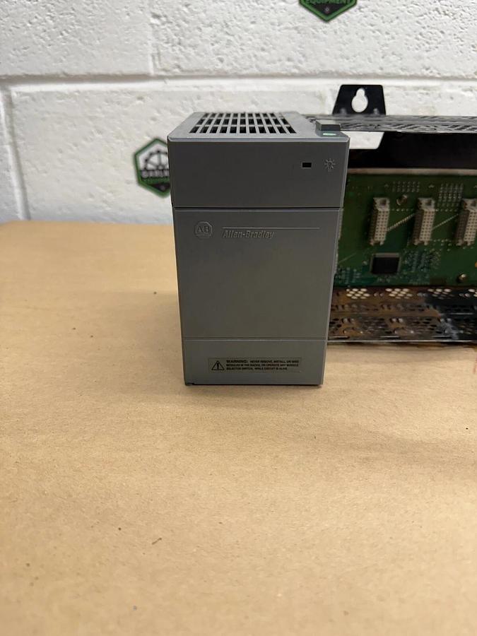 Used Allen Bradley 1746-P2 & 1746-A7 Chassis, Power Supply (P2) and 7-Slot Rack (A7)