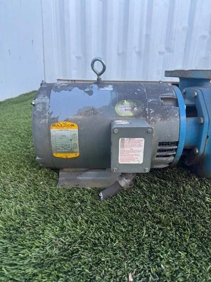 Used Goulds 3656 (Size 3x4-7) Pump, 6BF1M2B0, Baldor JMM3314T, 15Hp Motor @ 3450RPM