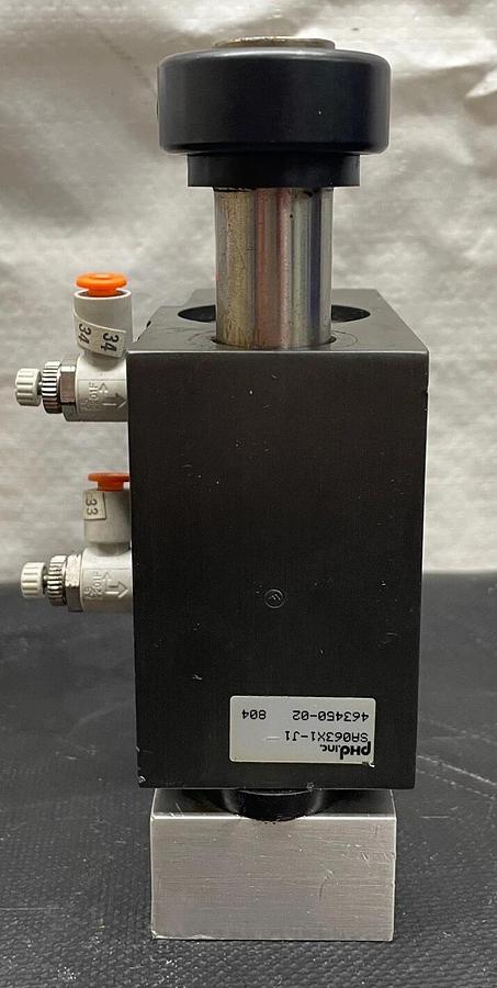 Used PHD SA063X1-J1 Pneumatic Cylinder Actuator, Slide Assembly