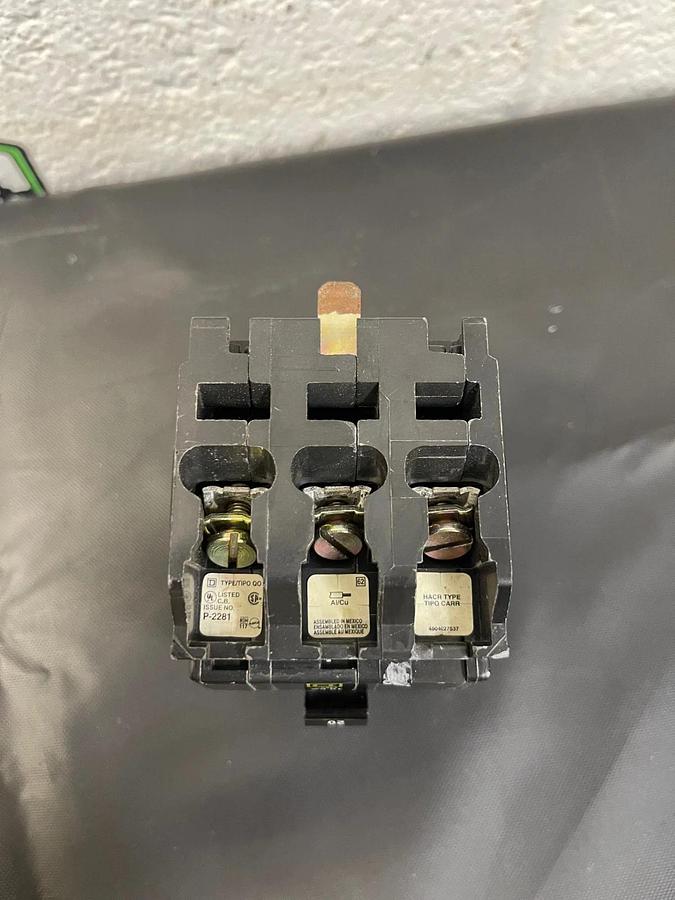 Used Square D P-2281 Type QO 20A Circuit Breaker