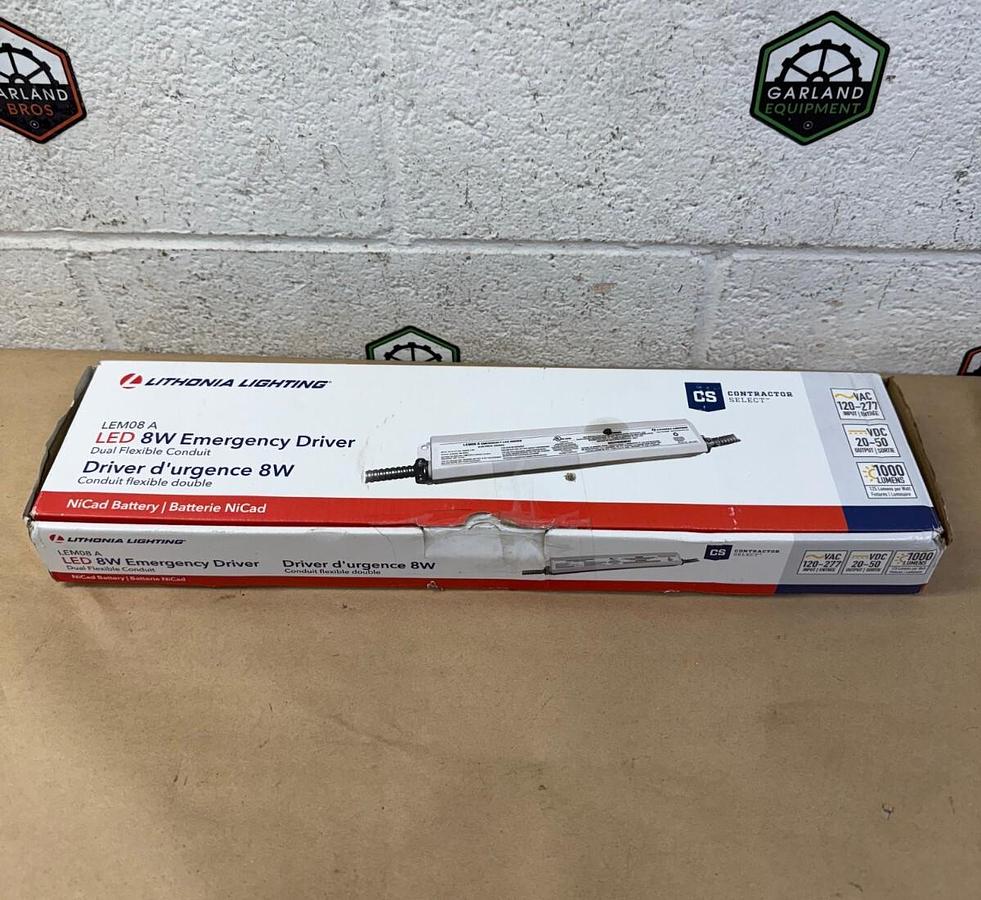 Lithonia Lighting LEM08 A , LED 8W Emergency Driver, Dual Flexible Conduit
