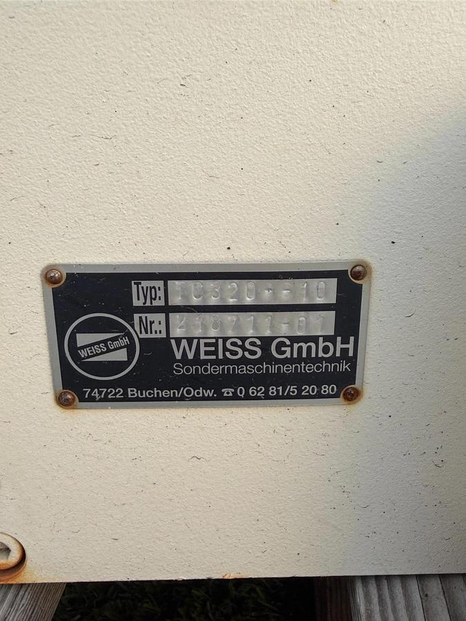 Used WEISS GmbH TC320-10 Robust, High Precision TC Rotary Indexing Table