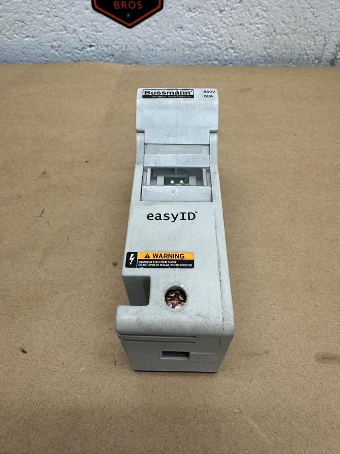 Used Cooper Bussman CH60J1I Fuse Block Holder, 600 VAC, 60 A, 200kA