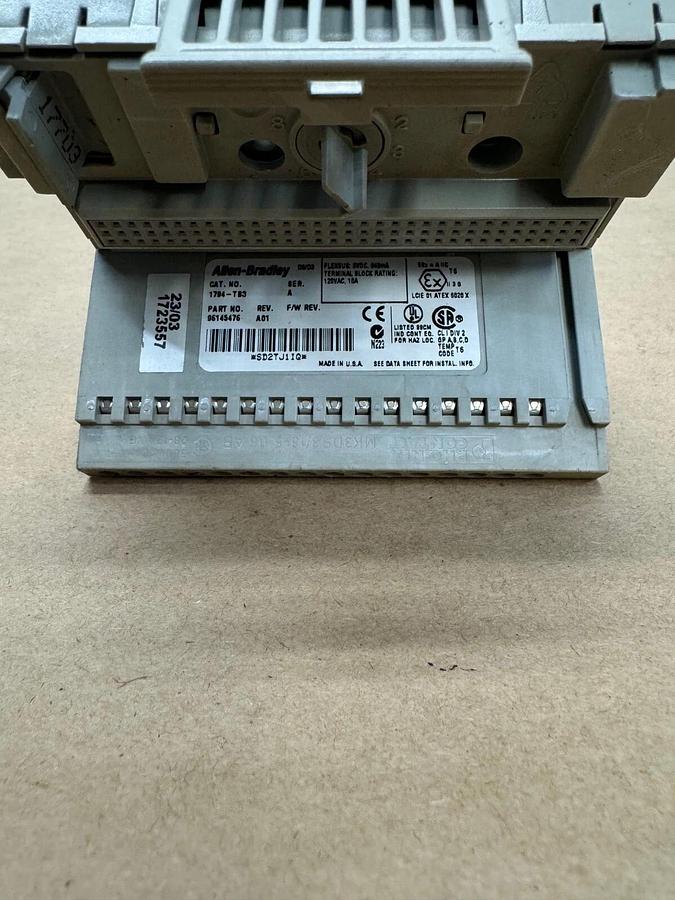 Used Allen Bradley 1794-TB3 Flex Terminal Base I/O Series A (Lot of 6)