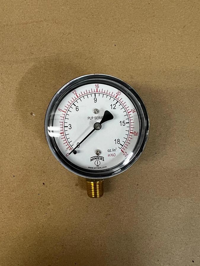 Used Winters 48WL71 PLP Series Low Pressure Gauge