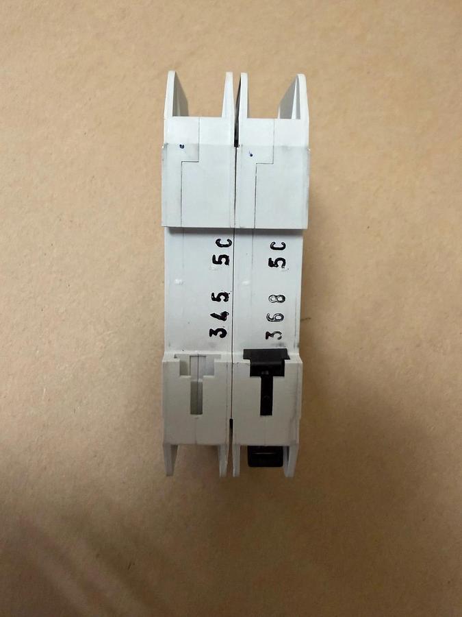 Used Allen Bradley 1489-A2C050 5A 2 Pole Circuit Breaker