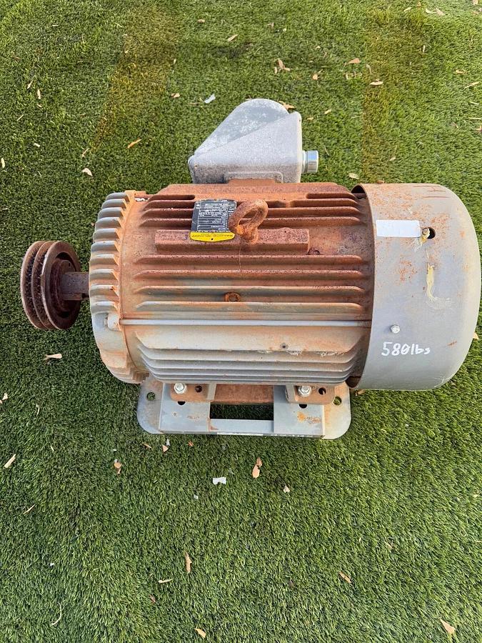 Used Baldor Reliance M4110T, 40HP, 1770RPM, 208-230/460V, 3Ph, 324T FR, 60Hz