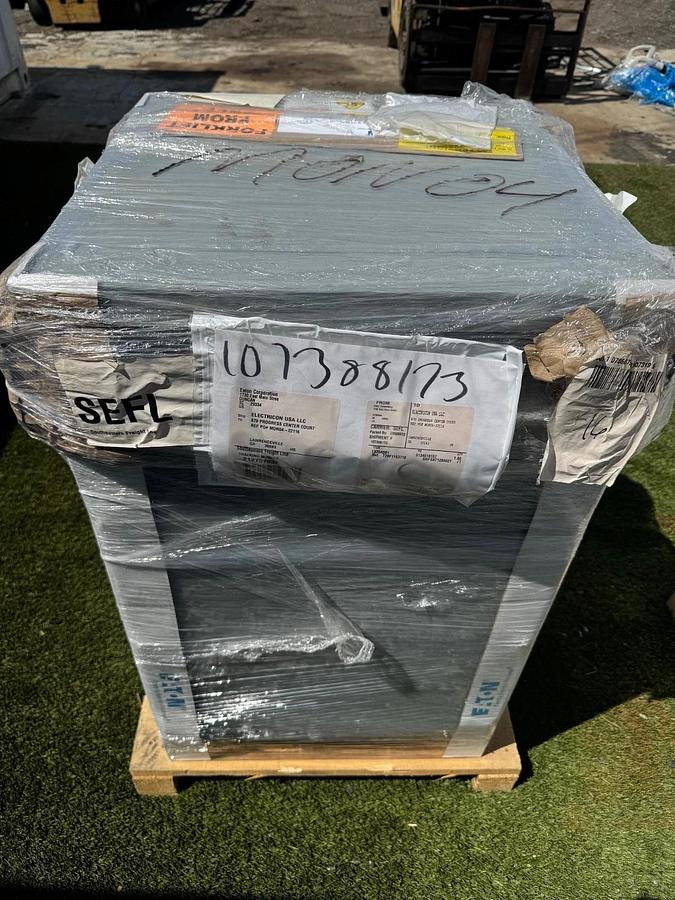 Used Eaton T20P11S3716 General Purpose Ventilated Transformer 37.5kVA, T37DA001, 1 Ph