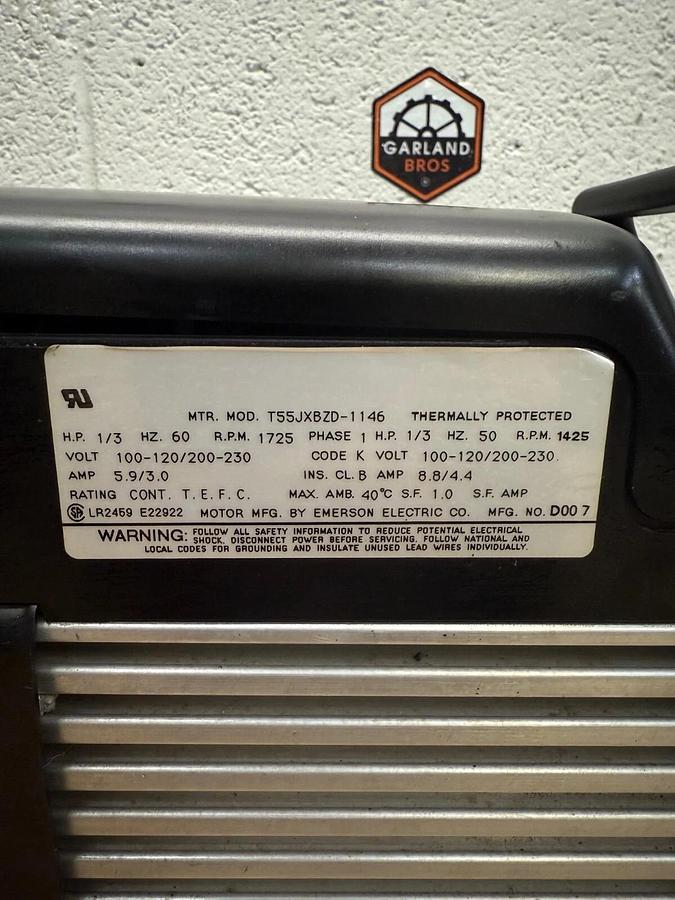 Used Fisher Scientific T55JXB2D-1146 Maxima C Plus, Vacuum Pump, Parts Only