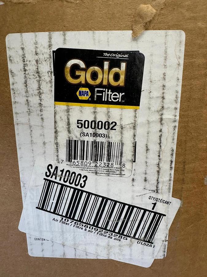 NAPA 500002 Gold Air Filter